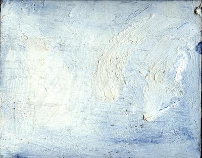 White Room - oil on burlap - sold