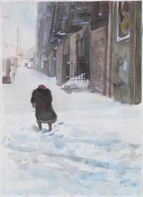 Harlem in the snow